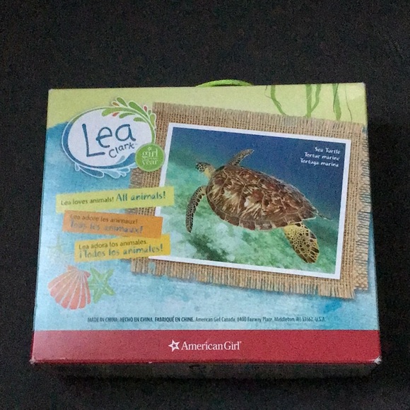 American Girl Lea's Sea Turtle for 18 inch dolls NEW in box! Stuffed Animal Pet - Picture 5 of 8